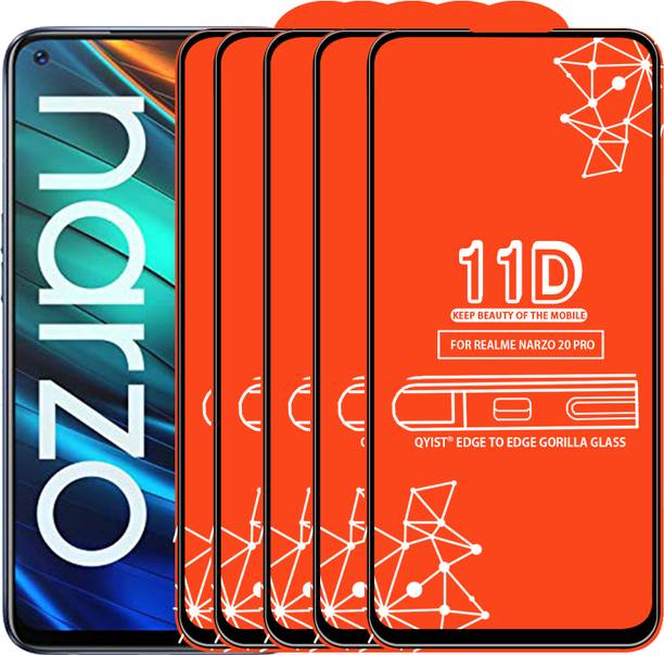 Qyist Edge To Edge Tempered Glass for Realme Narzo 20 Pro