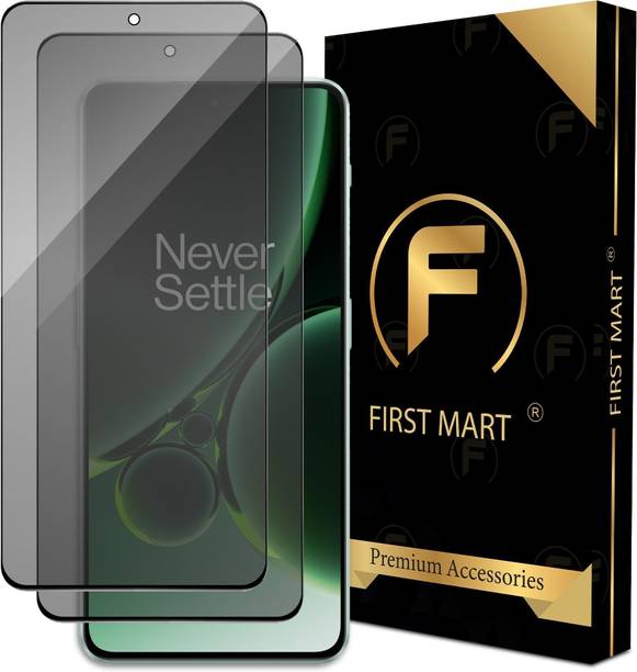 FIRST MART Edge To Edge Tempered Glass for OnePlus Nord 3 5G, Nord 4 5G, Nord CE 3, Nord CE 4, Privacy Anti Spy Glass