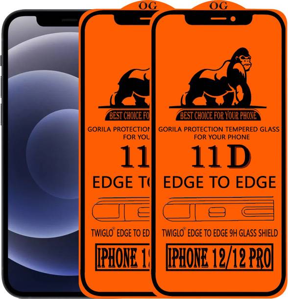 TWIGLO Edge To Edge Tempered Glass for apple IPHONE 12 PRO