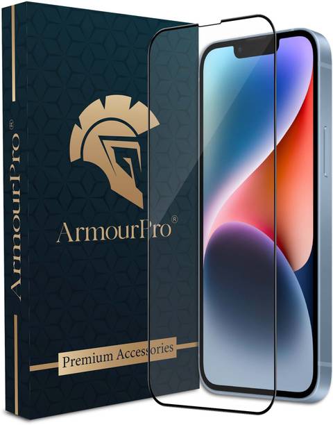 ArmourPro Edge To Edge Tempered Glass for Apple iPhone 14, iPhone 13 Pro, Apple iPhone 13, iPhone 16E