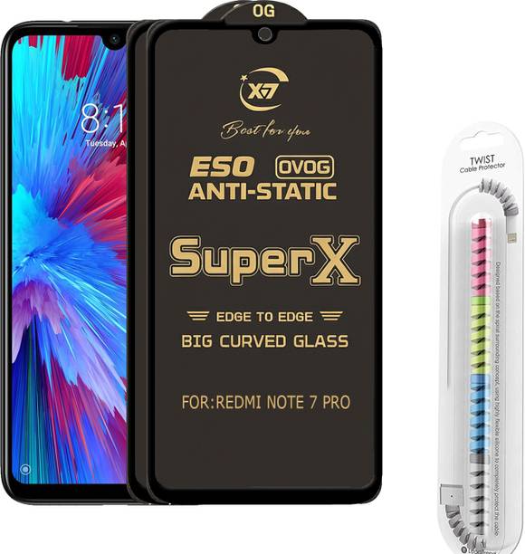 CYOR Edge To Edge Tempered Glass for REDMI NOTE 7 PRO