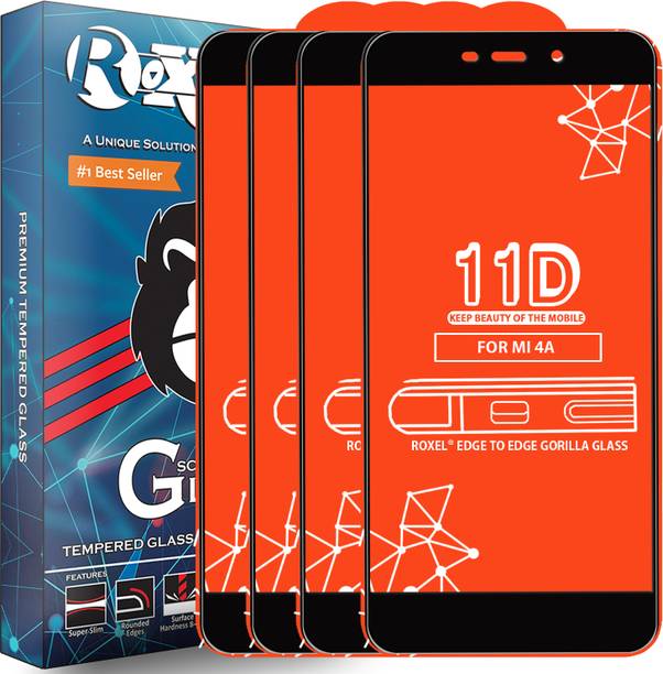 Roxel Edge To Edge Tempered Glass for Mi Redmi 4A