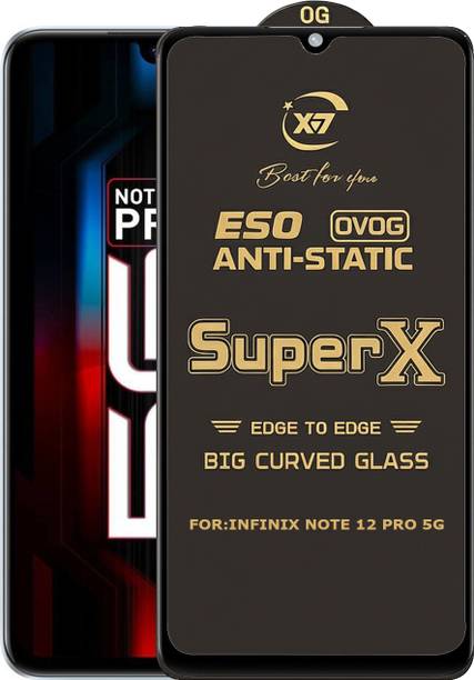 ANILUQ Edge To Edge Tempered Glass for INFINIX NOTE 12 PRO 5G