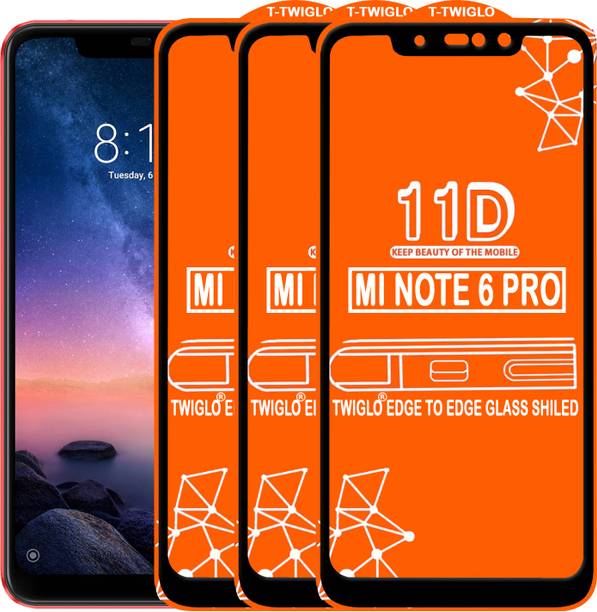 TWIGLO Edge To Edge Tempered Glass for Mi Redmi Note 6 Pro