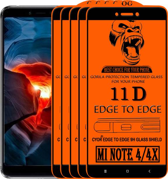 CYOR Edge To Edge Tempered Glass for Mi Redmi Note 4
