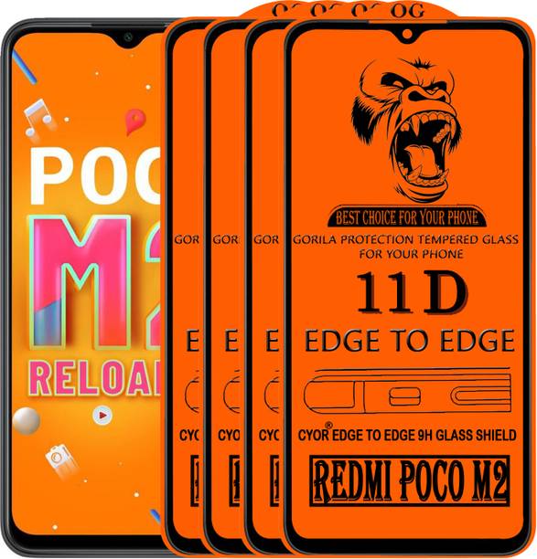 CYOR Edge To Edge Tempered Glass for REDMI POCO M2
