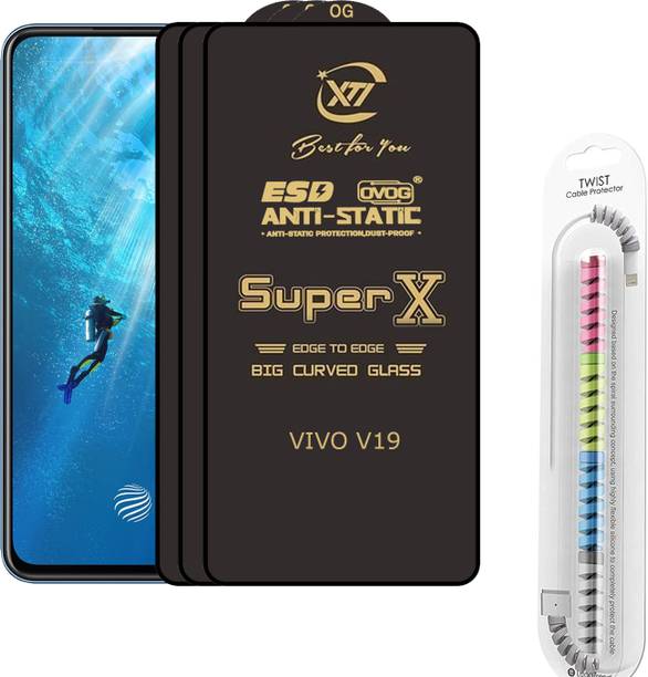 TWIGLO Edge To Edge Tempered Glass for VIVO V19