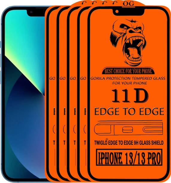 TWIGLO Edge To Edge Tempered Glass for Apple iPhone 13