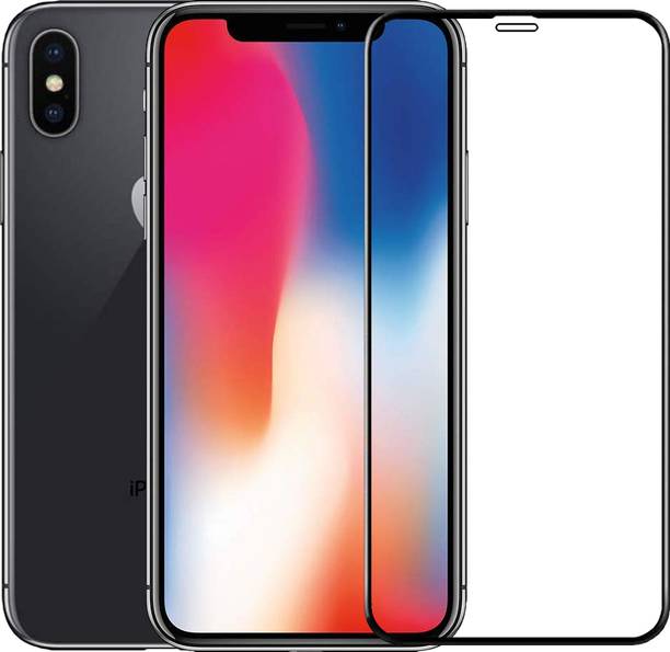 YOGKREETI Edge To Edge Tempered Glass for Apple iPhone X