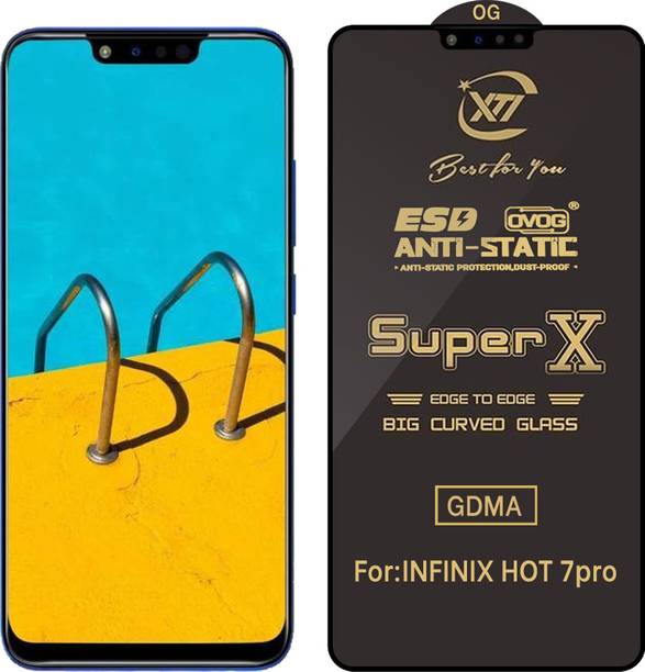 GDMA Edge To Edge Tempered Glass for Infinix Hot 7 Pro