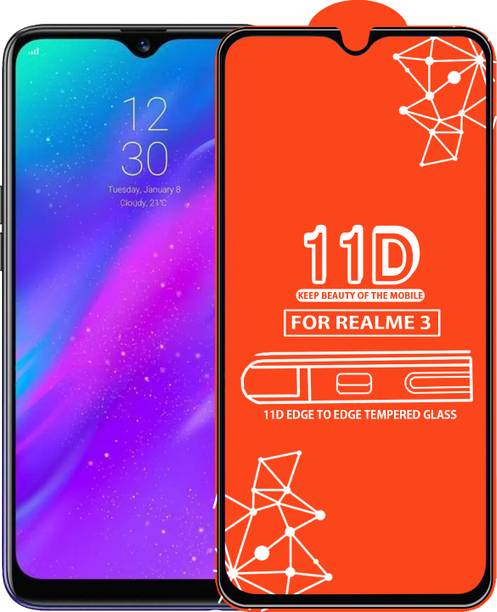 Qyist Edge To Edge Tempered Glass for Realme 3
