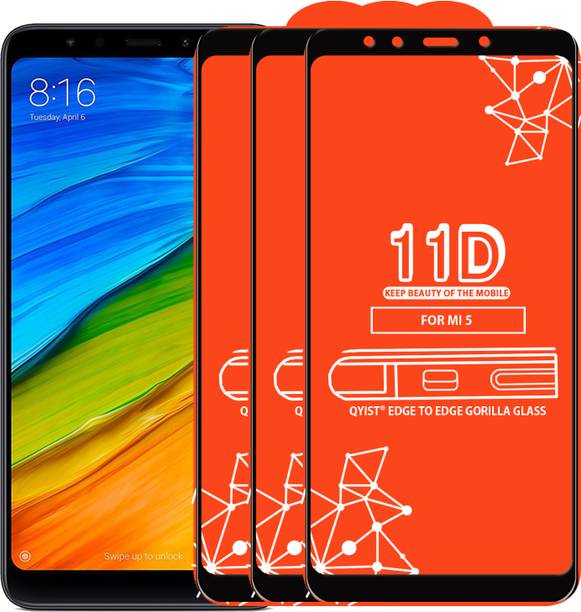 Qyist Edge To Edge Tempered Glass for Mi Redmi 5