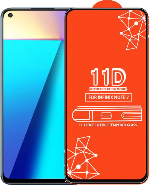 Roxel Edge To Edge Tempered Glass for Infinix Note 7