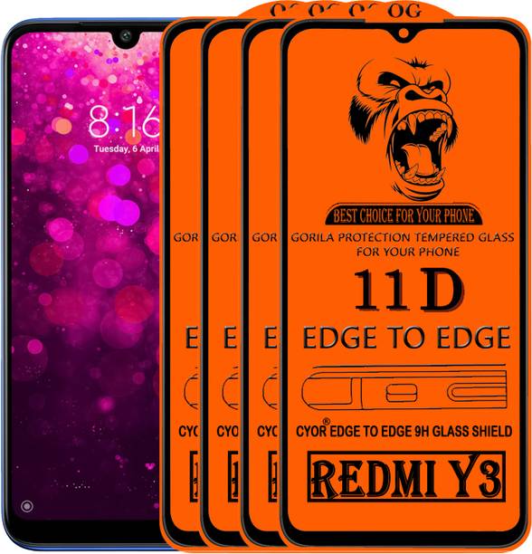 CYOR Edge To Edge Tempered Glass for REDMI Y3