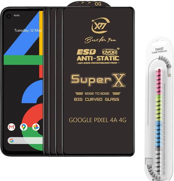 TWIGLO Edge To Edge Tempered Glass for GOOGLE PIXEL 4A 4G