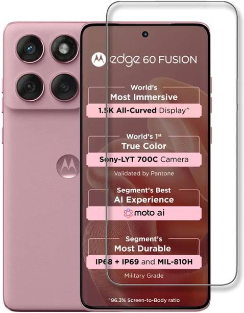 NKCASE Edge To Edge Tempered Glass for Motorola Edge 60 Fusion