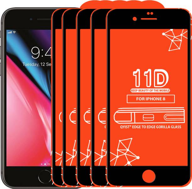 Qyist Edge To Edge Tempered Glass for Apple iPhone 8