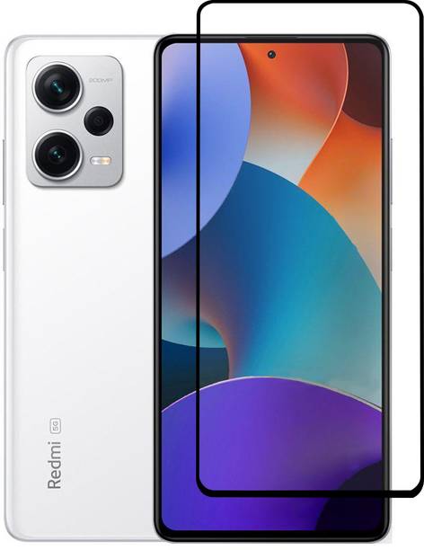 CZARTECH Edge To Edge Tempered Glass for Redmi Note 12 Pro 5G, Redmi Note 12 Pro Plus 5G