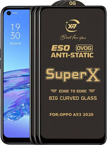 ANILUQ Edge To Edge Tempered Glass for OPPO A53 2020