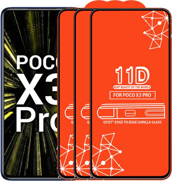Qyist Edge To Edge Tempered Glass for Poco X3 Pro
