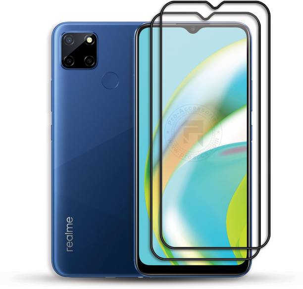 PROACCS Edge To Edge Tempered Glass for Realme C12