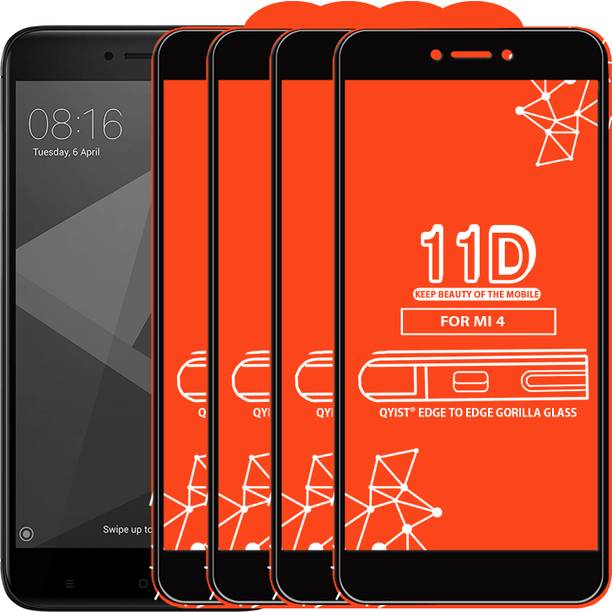 Qyist Edge To Edge Tempered Glass for Mi Redmi 4