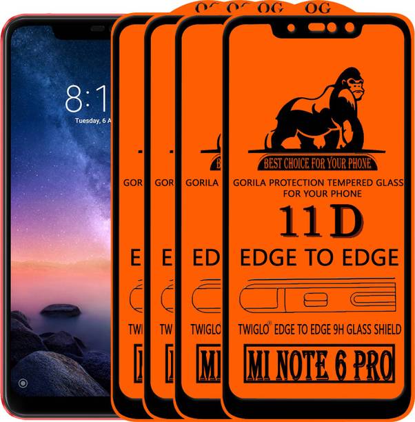 TWIGLO Edge To Edge Tempered Glass for Mi Redmi Note 6 Pro