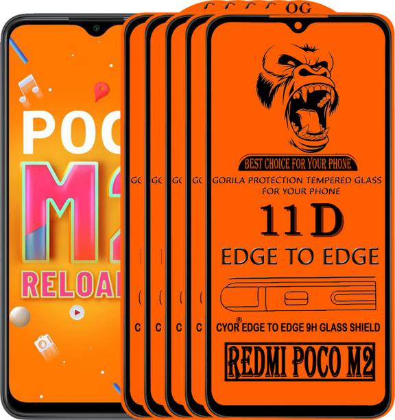CYOR Edge To Edge Tempered Glass for REDMI POCO M2