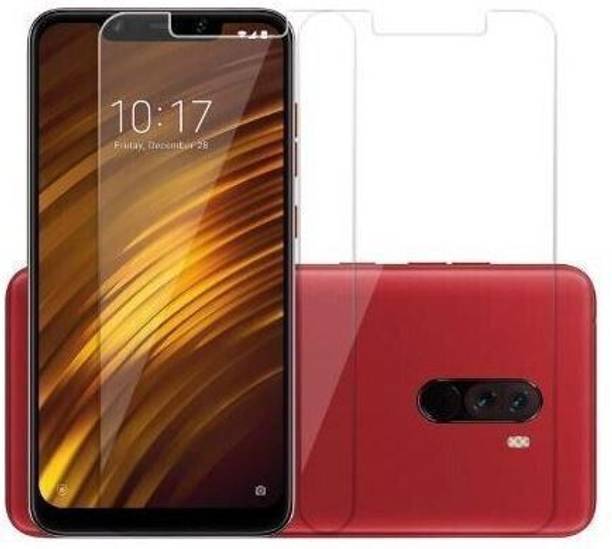 VILLA Edge To Edge Tempered Glass for Poco F1 – 9H Hardness, Oleophobic Coating, Bubble-Free Screen Protector