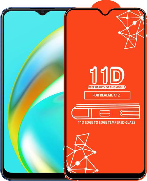 Qyist Edge To Edge Tempered Glass for Realme C12