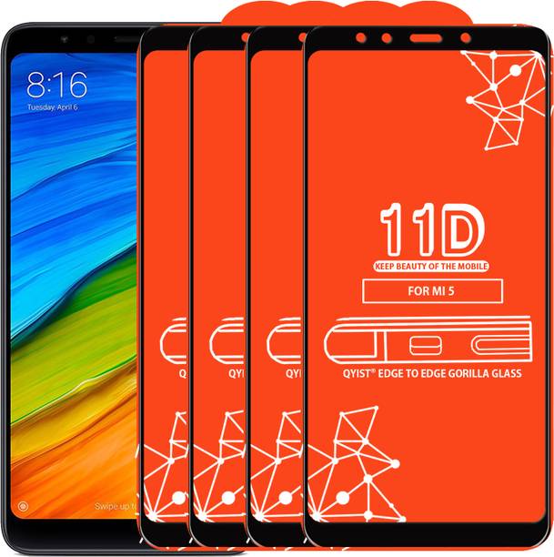 Qyist Edge To Edge Tempered Glass for Mi Redmi 5
