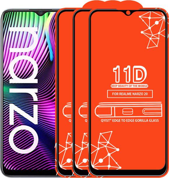 Qyist Edge To Edge Tempered Glass for Realme Narzo 20