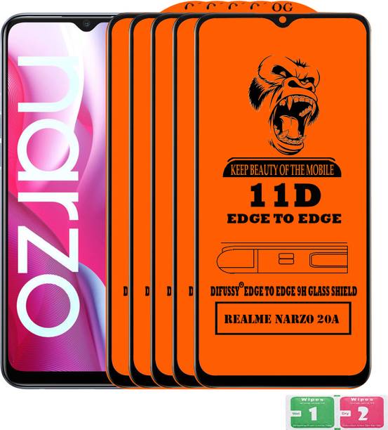 Difussy Edge To Edge Tempered Glass for REALME NARZO 20A