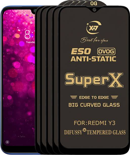 Difussy Edge To Edge Tempered Glass for REDMI Y3