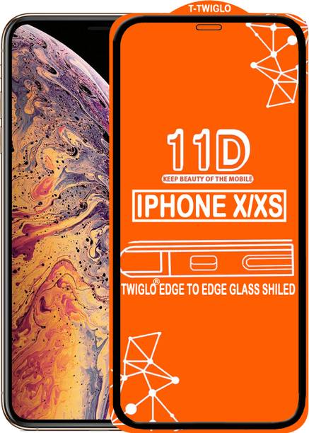 TWIGLO Edge To Edge Tempered Glass for Apple iPhone X