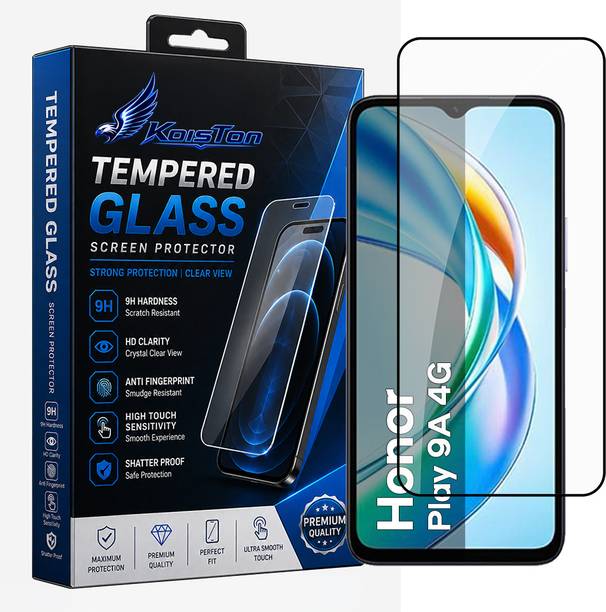 KOISTON Edge To Edge Tempered Glass for | Screen Guard Protector | 9H Hardness | Edge to Edge | Full Coverage | Case Friendly, Honor Play 9A 4G