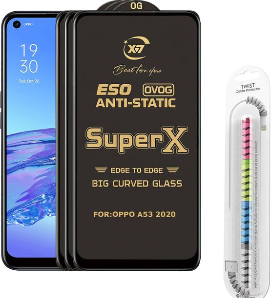 TWIGLO Edge To Edge Tempered Glass for OPPO A53 2020