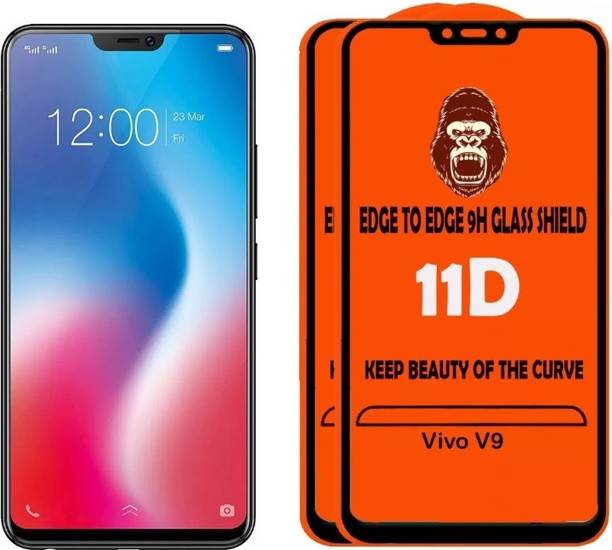 shokeen Edge To Edge Tempered Glass for Vivo V9