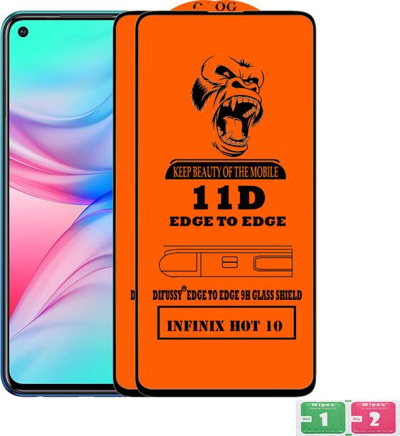 Difussy Edge To Edge Tempered Glass for INFINIX HOT 10