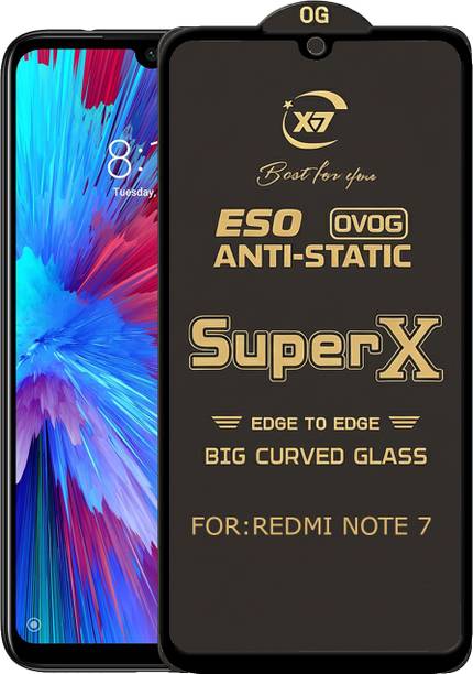ANILUQ Edge To Edge Tempered Glass for REDMI NOTE 7