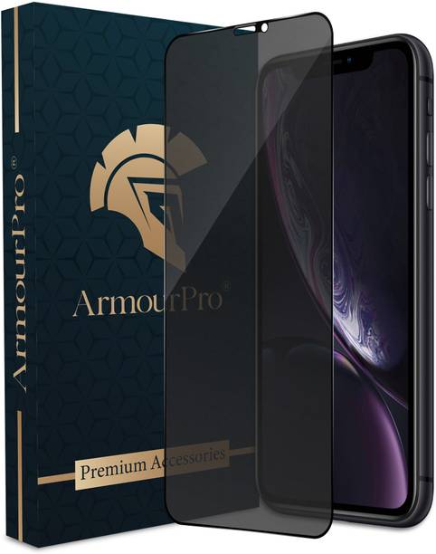 ArmourPro Edge To Edge Tempered Glass for Apple iPhone XR, Apple iPhone 11, Privacy Anti Spy Glass with Matte Finish