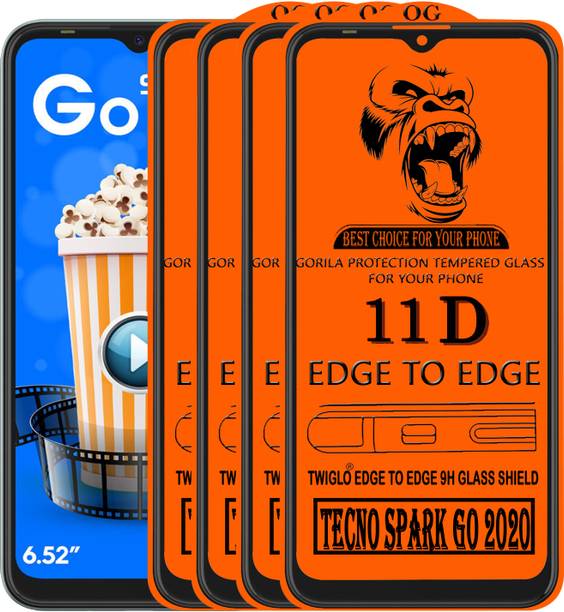 TWIGLO Edge To Edge Tempered Glass for TECNO SPARK GO 2020