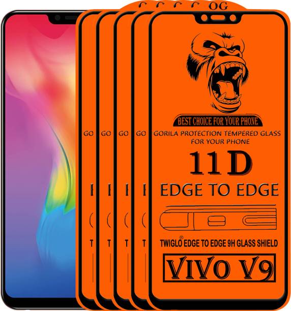 TWIGLO Edge To Edge Tempered Glass for Vivo V9