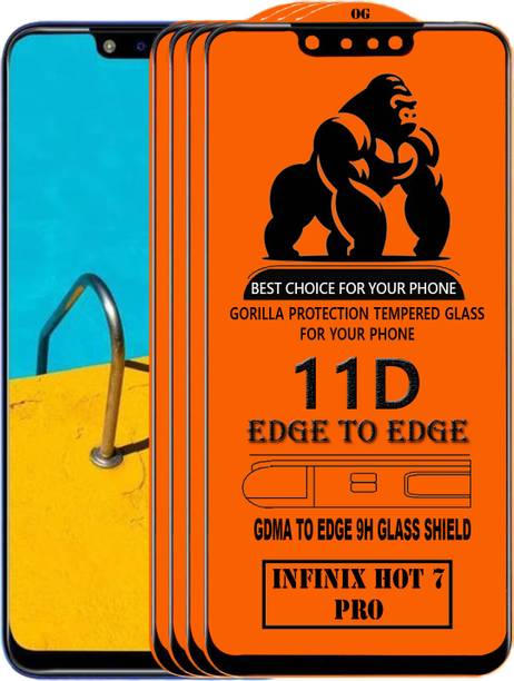 GDMA Edge To Edge Tempered Glass for Infinix Hot 7 Pro