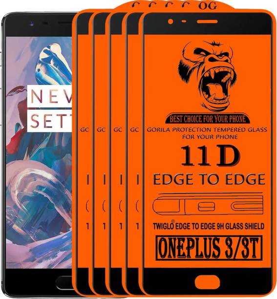 TWIGLO Edge To Edge Tempered Glass for OnePlus 3T