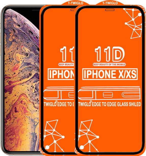 TWIGLO Edge To Edge Tempered Glass for Apple iPhone X