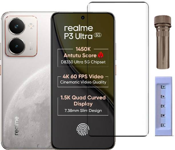 crixus Edge To Edge Tempered Glass for Realme P3 Ultra