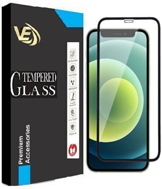 VILLA Edge To Edge Tempered Glass for Apple iPhone 12 Mini - 9H Hardness, Oleophobic Coating, Bubble-Free Screen Protector