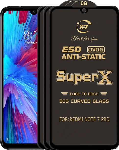 ANILUQ Edge To Edge Tempered Glass for REDMI NOTE 7 PRO