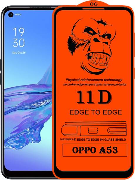 TOPTEMPER Edge To Edge Tempered Glass for OPPO A53